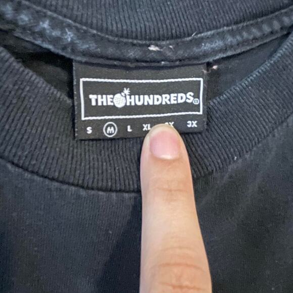 The Hundreds Adam Bomb Box Logo Shirt Adult Medium - Picture 2 of 4
